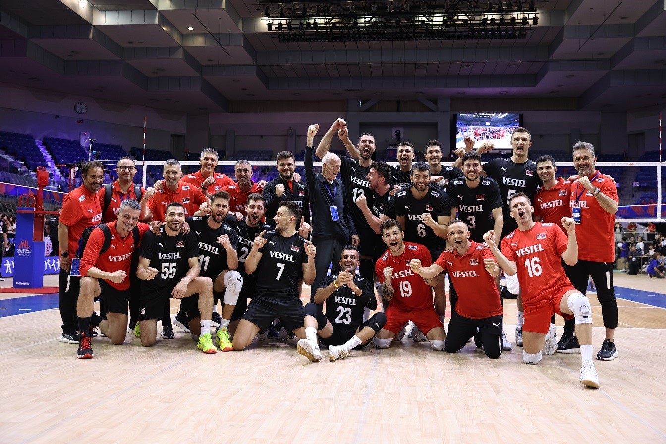 A Milli Erkek Voleybol Takımı, Almanya’yı 3-1 mağlup etti