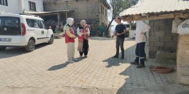 Yangın bölgesine psikososyal destek eli