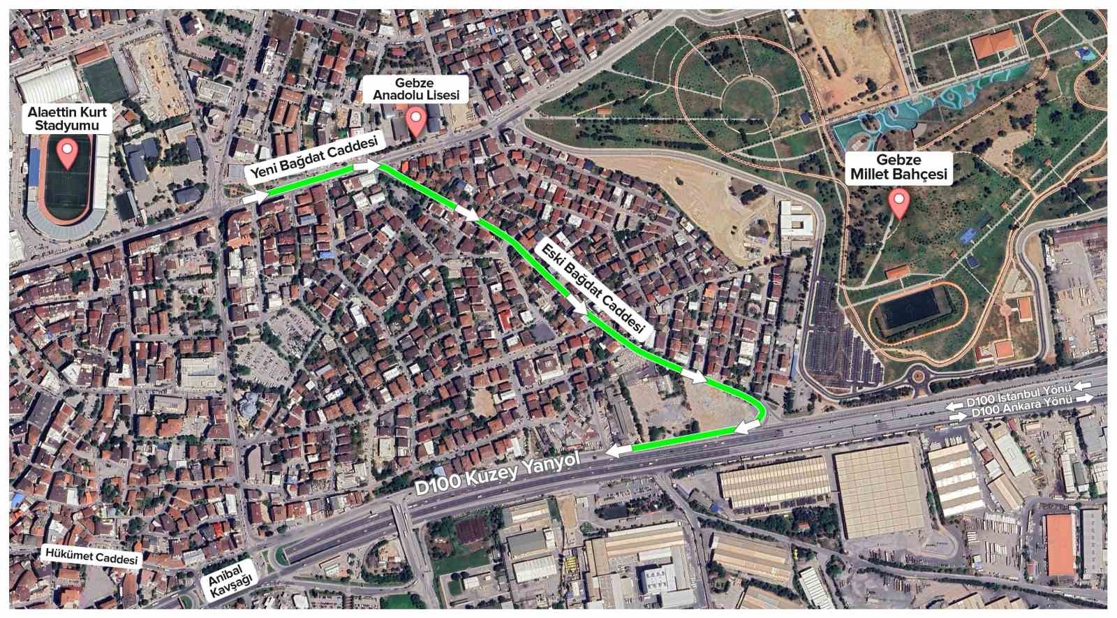 Gebze’de yeni trafik dolaşım planı hayata geçiyor