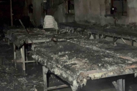 Yangında mermerit atölyesi kullanılamaz hale geldi