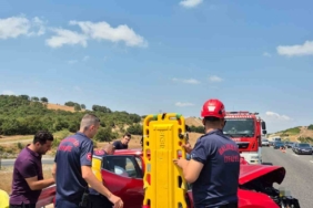 Balıkesir’de otoyolda zincirleme trafik kazası: 8 yaralı