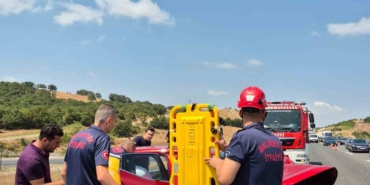 Balıkesir’de otoyolda zincirleme trafik kazası: 8 yaralı