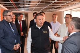 Bilecik’te KYK yurt inşaatında inceleme