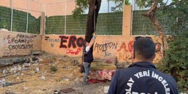 Köpek gezdirmeye çıkarken, ipten adam aldı