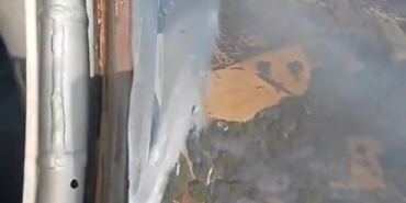 Çanakkale’deki orman yangınına müdahale havadan görüntülendi