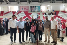 Kur’an kursu öğrencileri katıldığı voleybol turnuvası