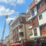 Eyüpsultan’da çatı tadilatı sırasında yangın çıktı