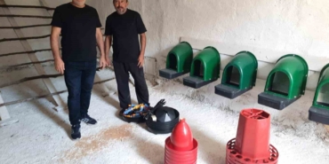 Üreticiye 15 bin tavuk ve 100 ton yem desteği