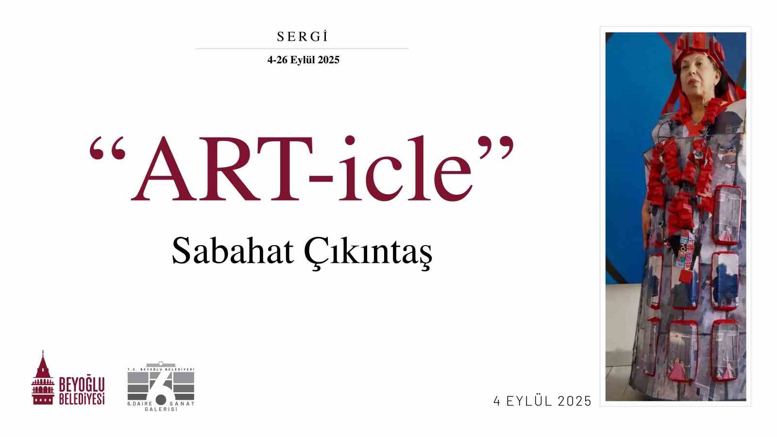Beyoğlu’nun izlerini taşıyan ART-icle sergisi 6. Daire Sanat Galerisi’nde