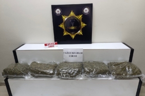 Edremit’te 5 kilogram esrar ele geçirildi