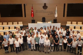 Yangınlarla mücadelede görev alan ekibe anlamlı teşekkür