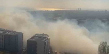 Maltepe’de geniş arazi yangını