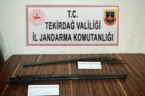 Tekirdağ’da jandarmadan silah ve mühimmat operasyonu