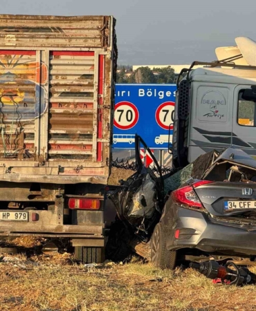 Bilecik’te tır ile otomobil çarpıştı: 1 ölü, 3 yaralı