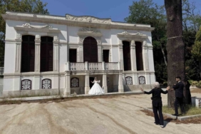 Yıldız Parkı’ndaki tarihi kasırlar evlenenlerin fotoğraf platosu oldu