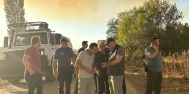 Çanakkale Valisi Toraman yangın bölgesinde yürütülen çalışmaları yakından takip etti