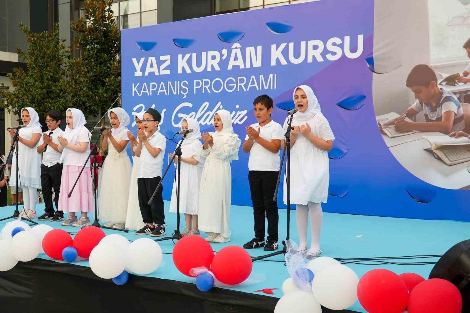 Ümraniye’de Yaz Kur’an Kursu kapanış programı gerçekleştirildi