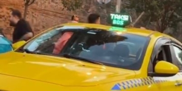 Nişantaşı’nda dehşet anları: Sopayla kadının üzerine yürüdü