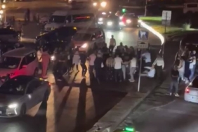 Esenyurt’ta düğün çıkışı taraflar birbirine girdi: O anlar kamerada