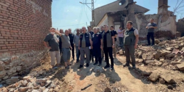 Çanakkale’de hasar tespit çalışmaları için 9 ekip kuruldu