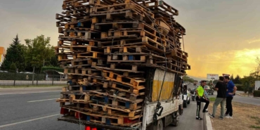 Tehlikeli yük taşıyan sürücüye, ceza yağdı