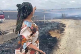 Tekirdağ’da çıkan yangın yerleşim alanlarını tehdit etti