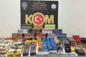 Ayvalık’ta polisten kaçak sigara ve tütün operasyonu