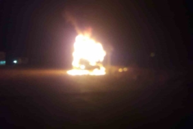 Gemlik-Bursa yolunda seyir halindeki tır alev topuna döndü