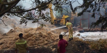 Keşan’da anız yangını akaryakıt istasyonuna metreler kala kontrol altına alındı