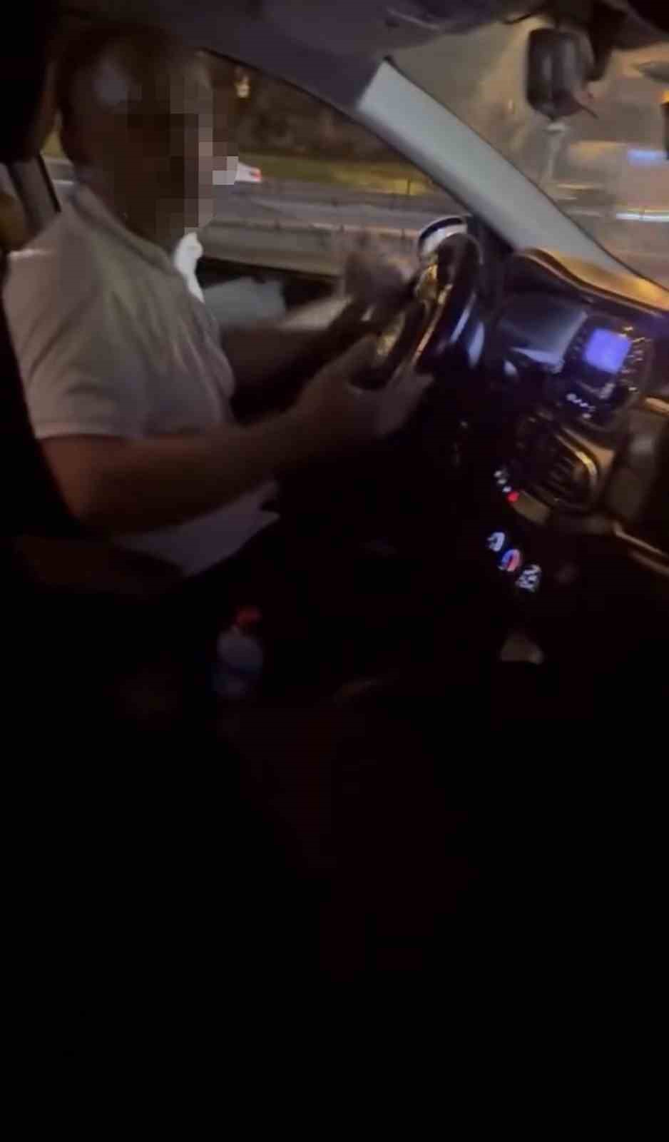 İstanbul’da taksi şoförlerinin yolcu seçtiği anlar kamerada