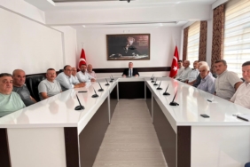 Kaymakam Ünal, muhtarlarla bir araya geldi