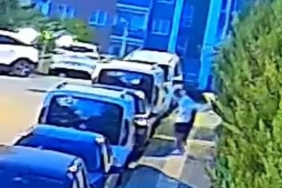 Bursa’da gençler araçların kaportasını çizip aynalarını kırdılar