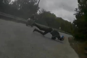 Asfalttaki yarık yüzünden ölümden döndü