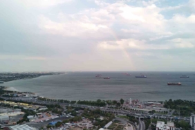İstanbul’da fırtına sonrası gökkuşağı