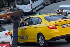 Esenyurt’ta tartıştığı kızı yumruk atarak bayıltan taksici kaçtı