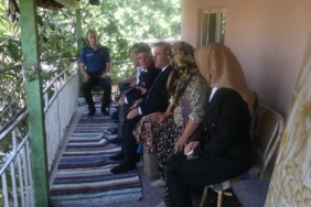Göreve başladı ilk durağı şehit yakını ve gazi oldu