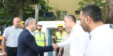 Çiftçi, e-sınav merkezi ve santral binası inşaatlarını inceledi