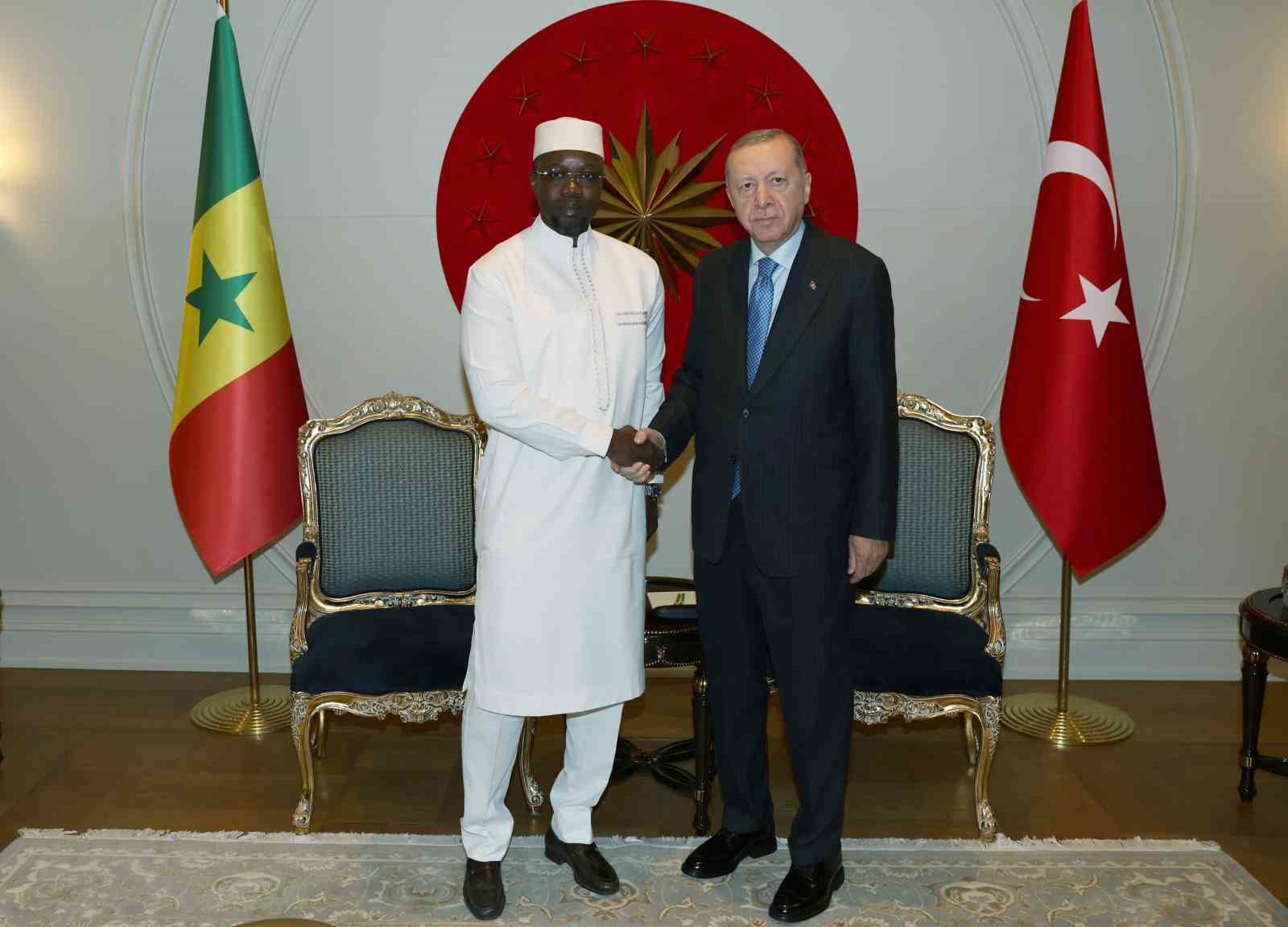 Cumhurbaşkanı Erdoğan, Senegal Başbakanı Sonko’yu kabul etti