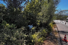 Bursa’da kontrolden çıkan minibüs şarampole yuvarlandı: 1 yaralı