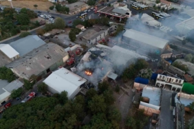 Kartal’da film platosunda yangın