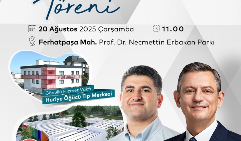 Ataşehir Belediyesi’nde temel atma ve açılış törenleri yapılacak