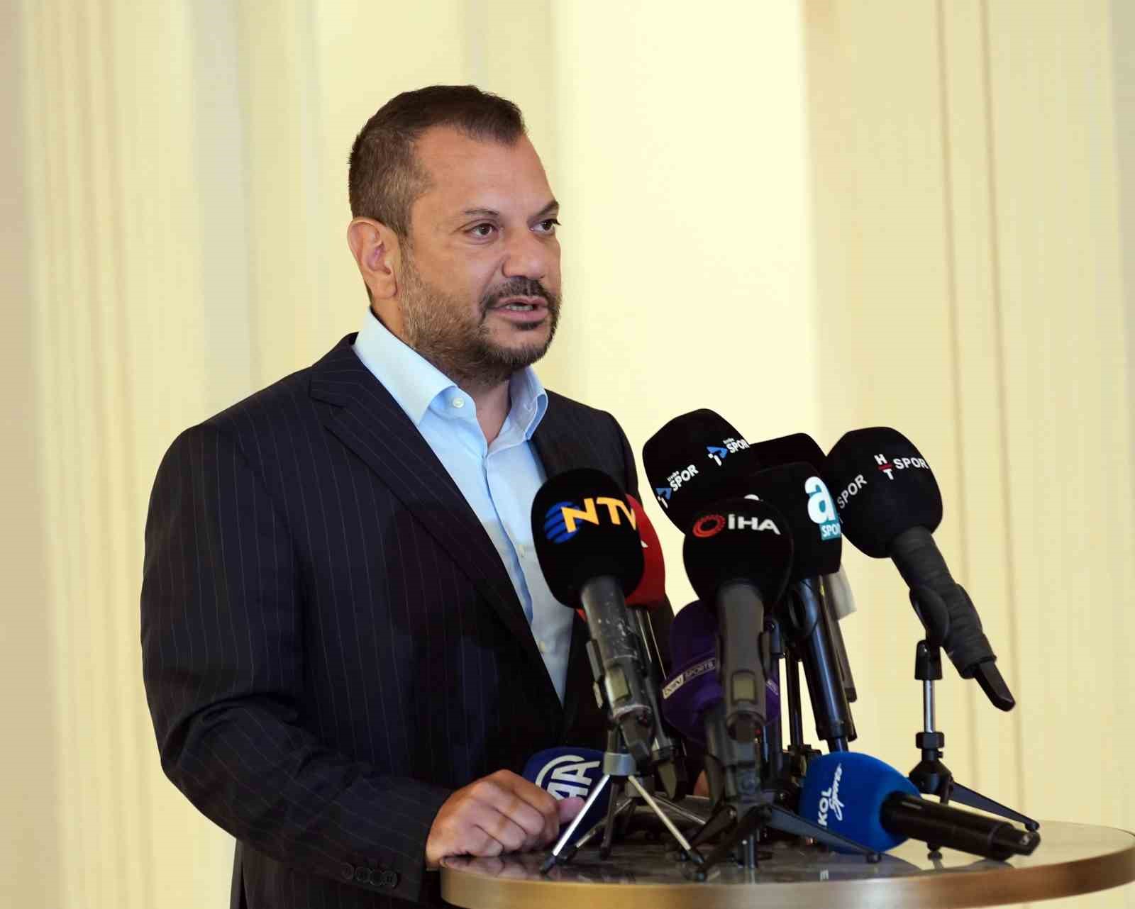 Ertuğrul Doğan: "Futbolun en büyük sıkıntısı gelir kalemleri"