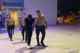 Belindeki kemerden 60 santimlik döner bıçağı çıktı