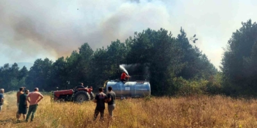 Ormanlık alanda yangın: Çok sayıda ekip sevk edildi