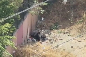 Okul önünde uyuşturucu kullanırken önce kameralara, sonra polise yakalandılar