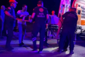 Damadının aracıyla kaçan adam tarlaya uçtu