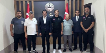 Havran Belediye Spor Kulübünden kaymakama ziyaret