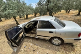 Balıkesir’de çalınan otomobil zeytin tarlasında bulundu