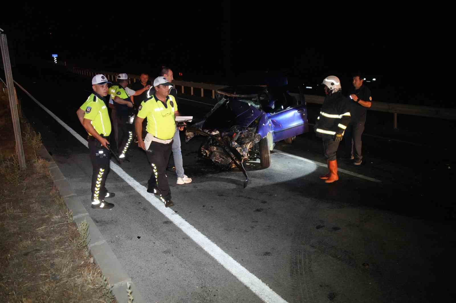 Edirne’deki kazada ağır yaralı sürücü hayatını kaybetti