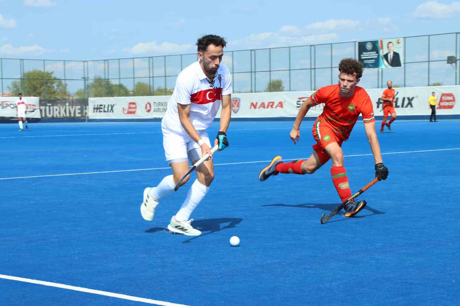 Kırklareli’nde Hokey Avrupa Şampiyonası nefes kesiyor